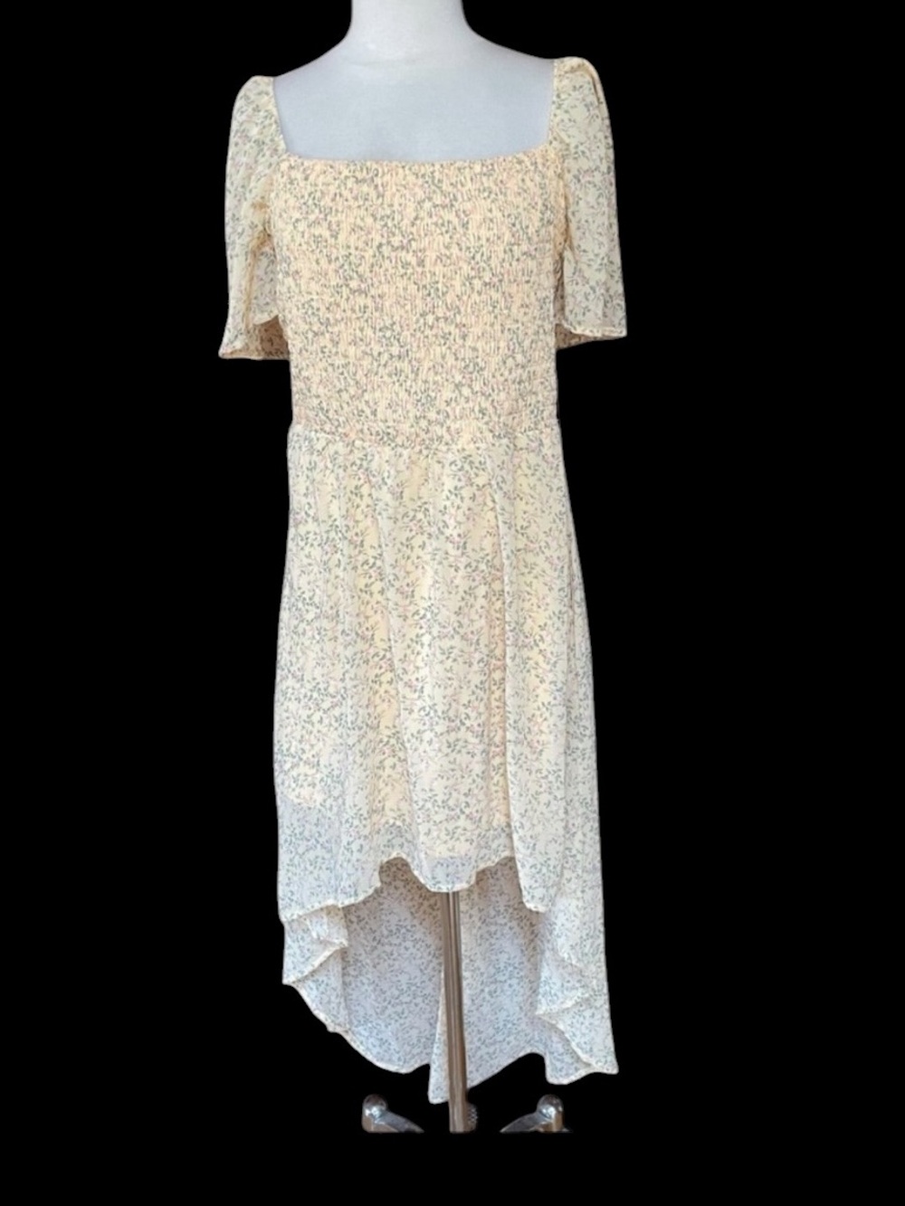 NWT As U Wish Floral High Low Sun Dress